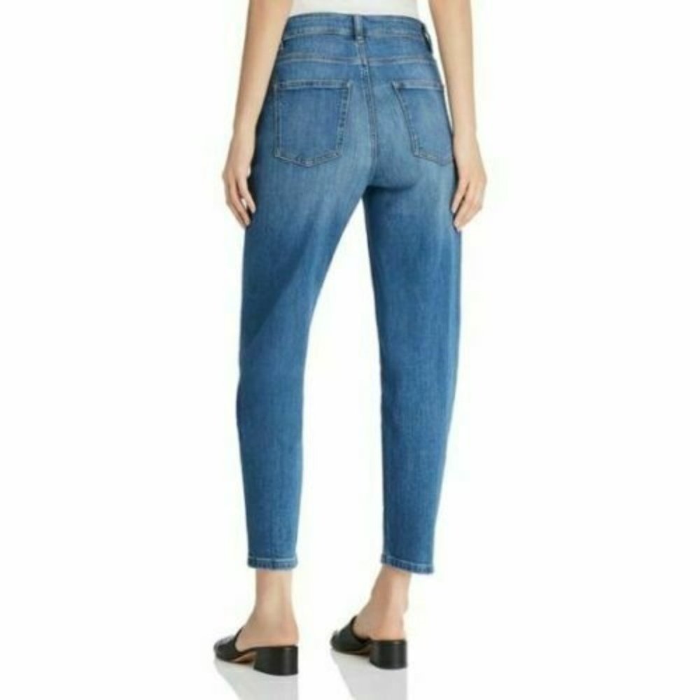EILEEN FISHER Organic Cotton Soblu Ankle Jean Sz 0 - Picture 3 of 10